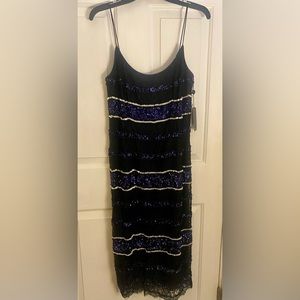 Adrianna Papell Lace Slip Dress